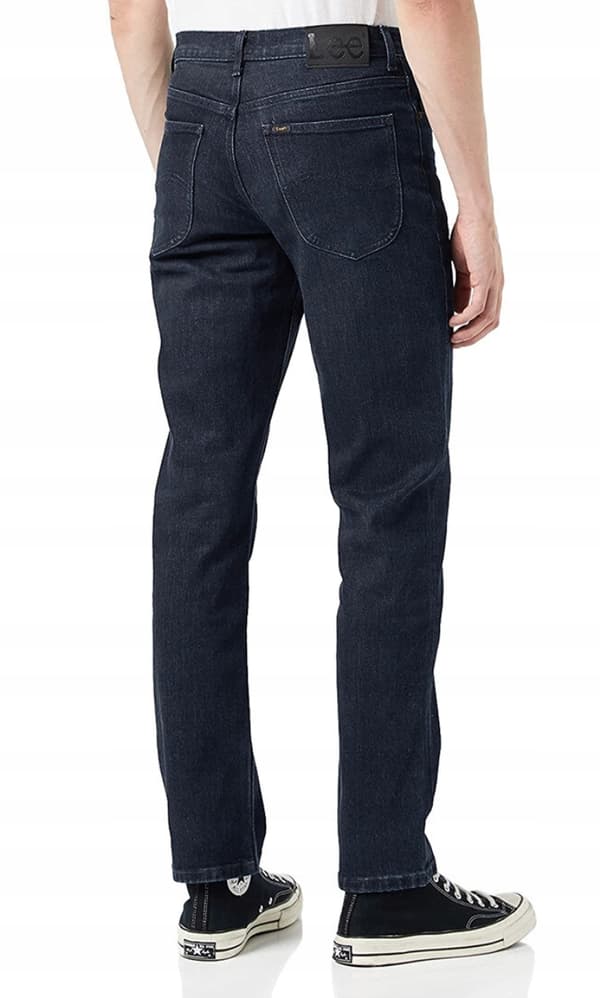 Lee BROOKLYN Vasket Cement klassisk lige grå jeans W32 L32