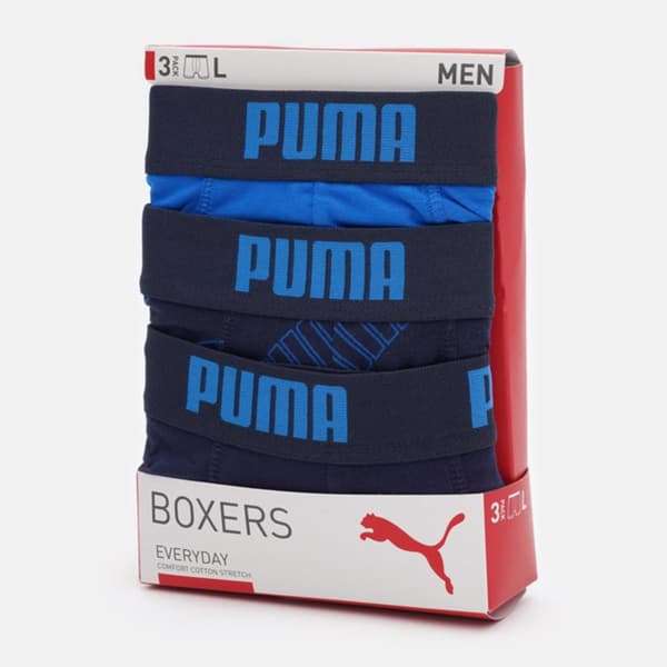 Puma LOGO AOP 3-PACK miesten bokserit 93554702 r M