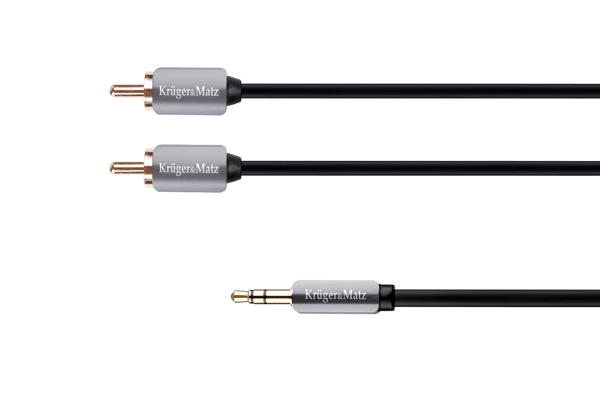 Kruger&Matz Jack-RCA kabel 300 cm