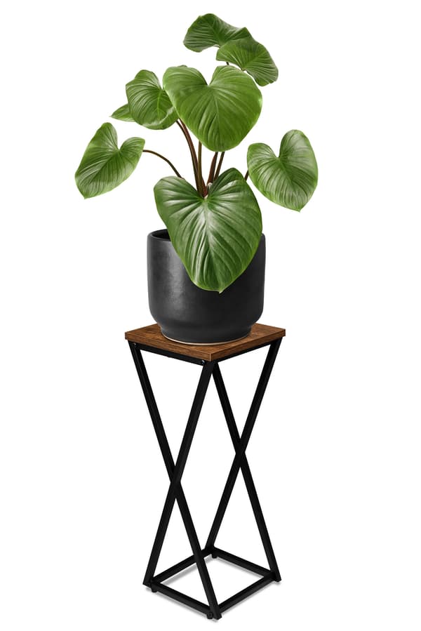 KONEL RUSTIC loft blomsterstander, sort, 62 cm