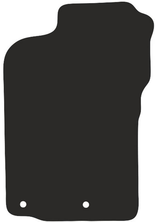 Polyamid førermåtte til Alfa Romeo 147 hatchback 2000-2010 gummibelagt førermåtte