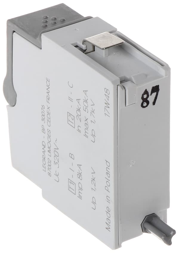 LE-412302 TYPE 1+2 50kA LEGRAND OVERSPÆNDINGSAFLEDERINDSAT