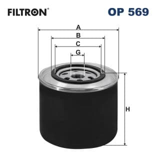 OLIEFILTER OP569 FILTRON