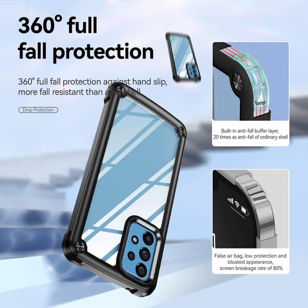 POCO X3 GT MOBILSKAL TRANSPARENT SVART