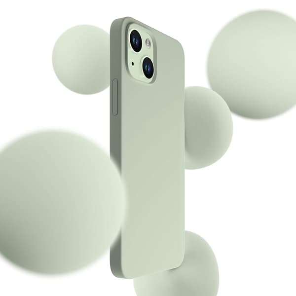 Apple iPhone 15 - 3mk Hardy Silikon MagCase Grön