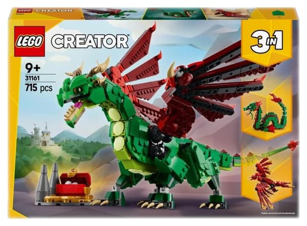 LEGO Creator Medeltida Drake 31161