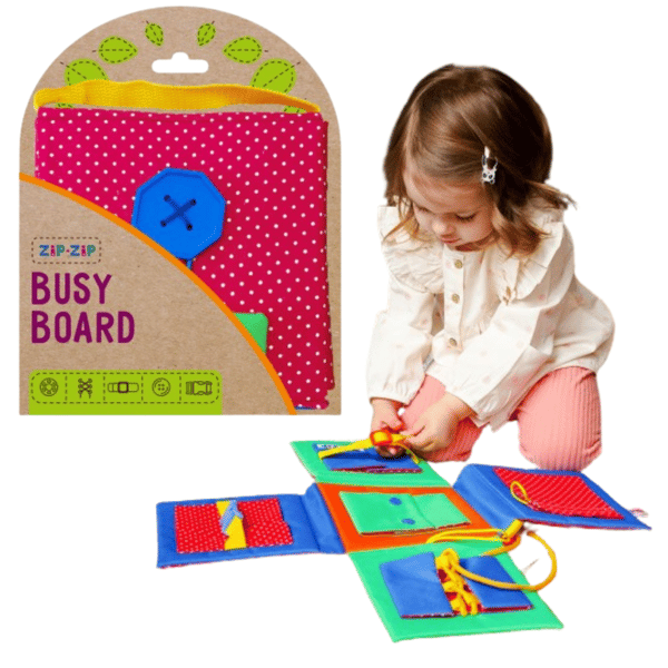Roter Käfer utbildningsspel busy board handväska