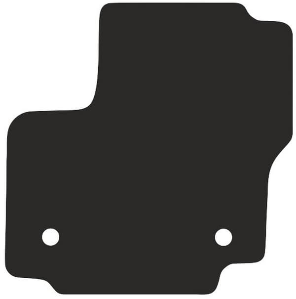 polyamid gummierad förarmatta för Ford Galaxy MK2 minivan 2012-2015
