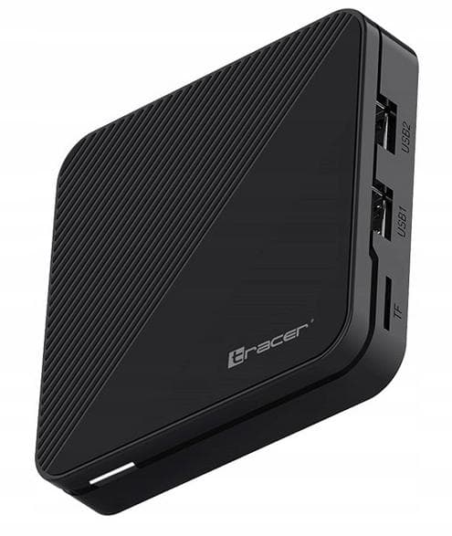 TRACER TV-boks sort medieafspiller
