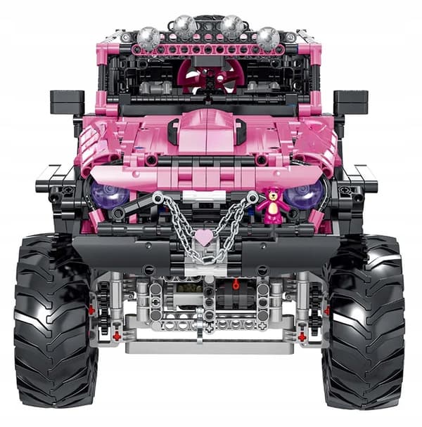 Technik OffRoad Set med 2471 terrängbilar, rosa, skala 1:8