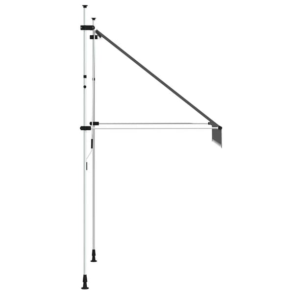 vidaXL manuel rullemarkise, 150 cm, antracit