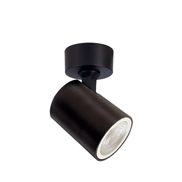 ANILLO SPOTLAMPE 1 GU10 SORT LYS PRESTIGE LP-770/1W SORT
