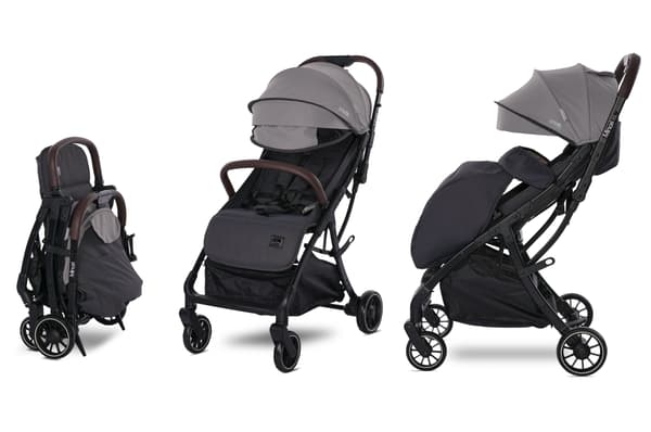 Lorelli Minori - klapvogn med automatisk foldning op til 22 kg | Grå