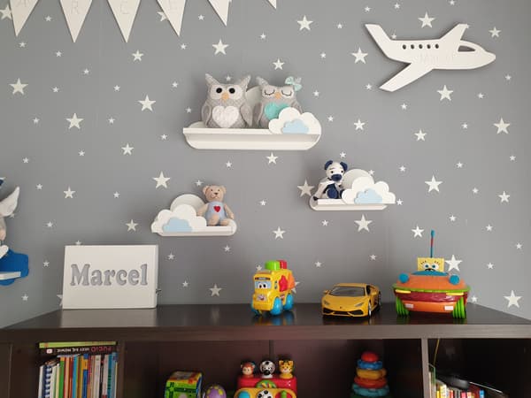 Cloud Shelves Set om 3 FISIA - Elegance