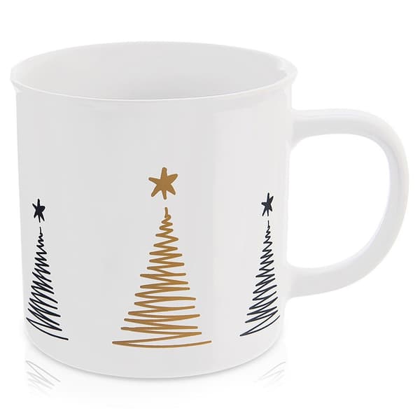 Keramisk krus Juletræ 500 ml