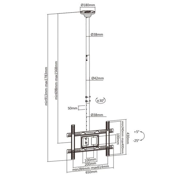 MACLEAN TV-OPHÆNG TIL LOFT 23-100 MC-803