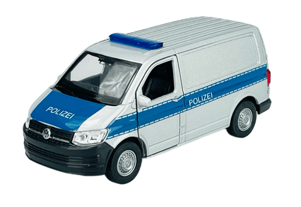 WELLY VW TRANSPORTER T6 VAN POLIZEI 1:34 43762