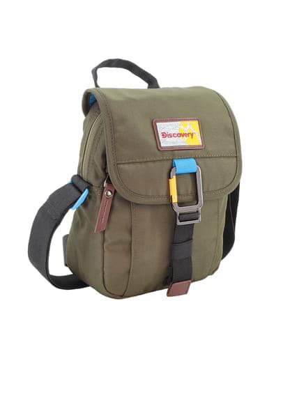Discovery ICON 711 Khaki Axelväska med Flap