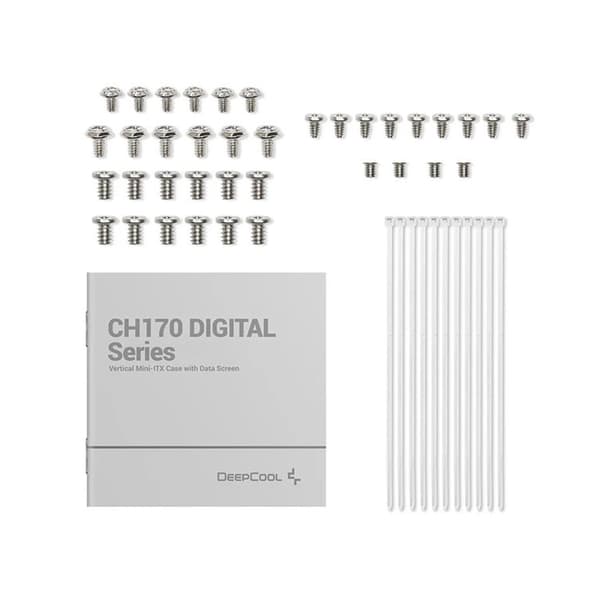 DeepCool CH170 DIGITAL WH-kasse