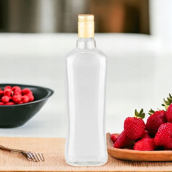 5x DIVA glasflaskor 500 ml GLASFLASKOR FÖR MOONSHINE LIKÖRER VIN 0,5l