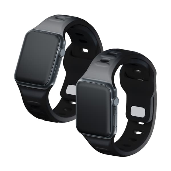 38/40/41/42 mm Sort (lille) - 3mk Silikone Urrem til Apple