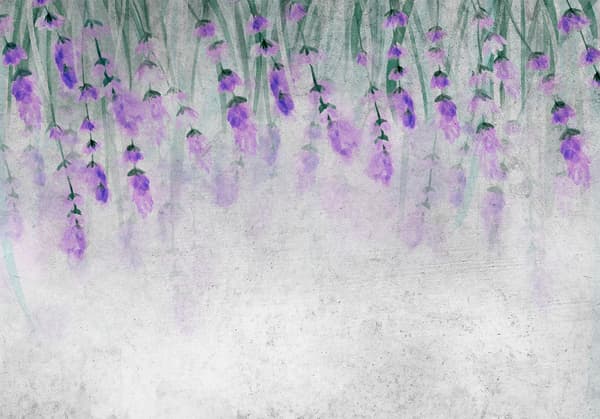 Fototapet - Lavendel åndedræt - anden variant