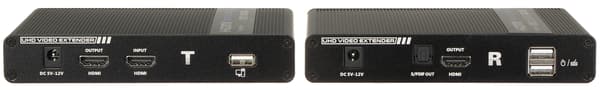HDMI-JATKOTIN HDMI+USB-EX-100-4K