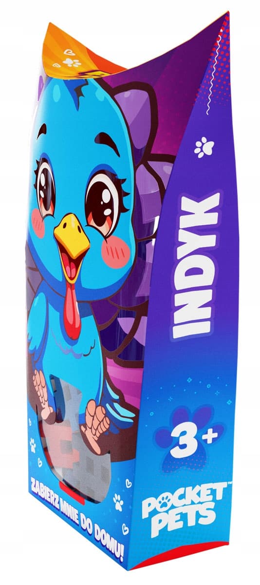 Marioinex Mini Waffle POCKET PETS - KALKUN sæt