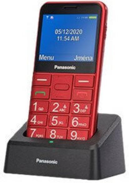 PANASONIC KX-TU155EXRN Röd Mobiltelefon