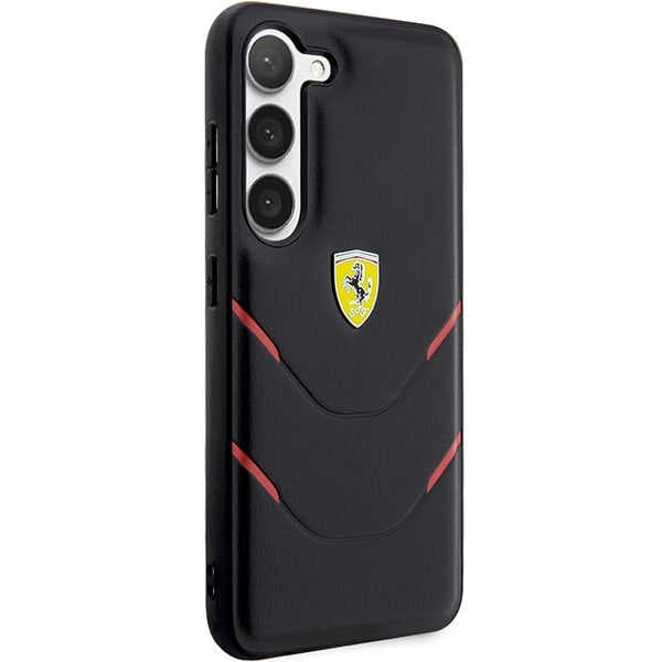 Ferrari FEHCS23SPBAK S23 S911 sort/sort hårdt etui Hot Stamp Lines