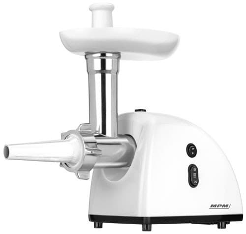 MPM MMM-05 köttkvarn, 650 W, vit, 3 såll 3/5/7 mm