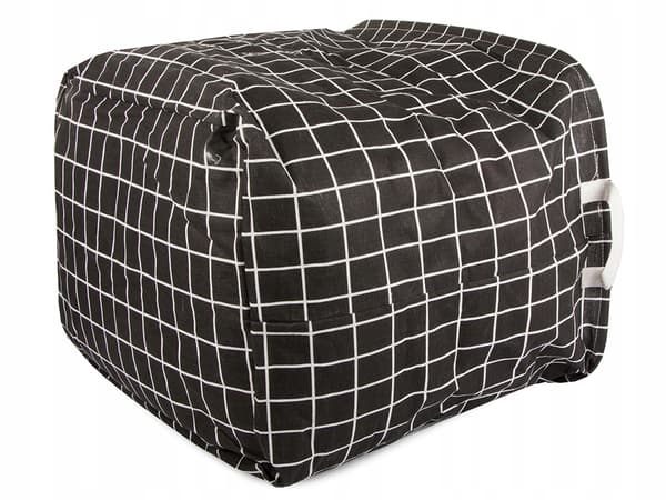 Kurv Organizer Sort Gitter Kvadrat (60) GAB_A