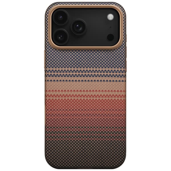 PITAKA Aramid UltraGuard MagSafe Cover til iPhone 17 Pro sunset