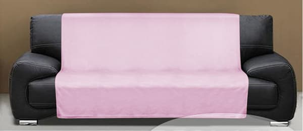 Enfärgat överkast 170x210 MUSTELLA Rosa