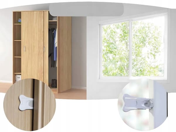 LÅS TIL SKYDESKABE 2 STK (500)