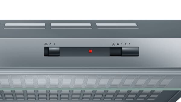Bosch DUL62FA51 emhætte i rustfrit stål, 250 m³/t, 68 dB