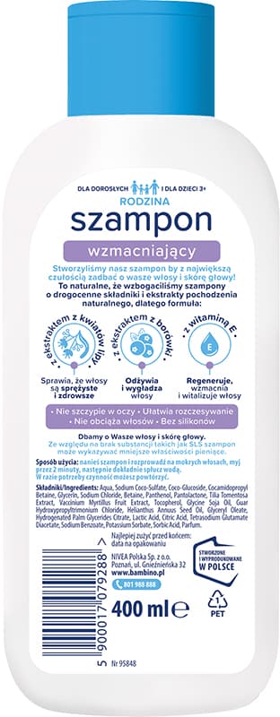 BAMBINO Perhe Vahvistava shampoo 400 ML