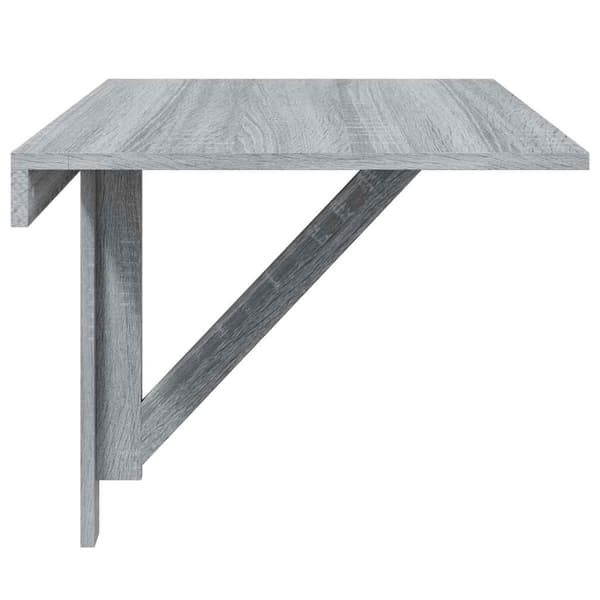 vidaXL foldbart sofabord, grå Sonoma-eg, 100x60x56 cm