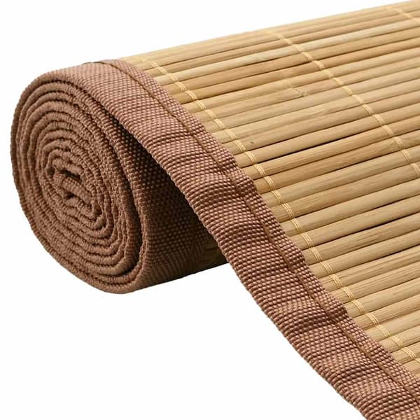 vidaXL bambusmåtte 100x160 cm brun