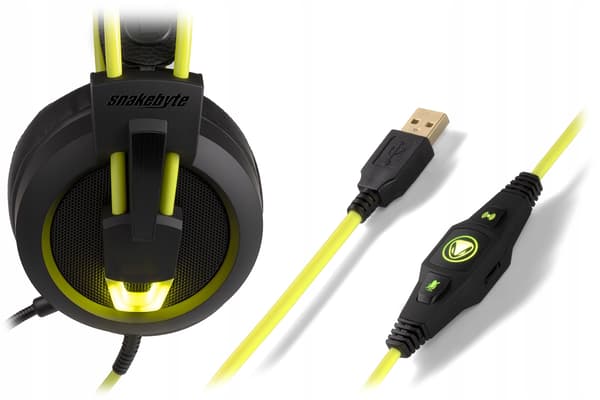 Snakebyte HEAD:SET PRO 7.1 LED Gaming Hovedtelefoner