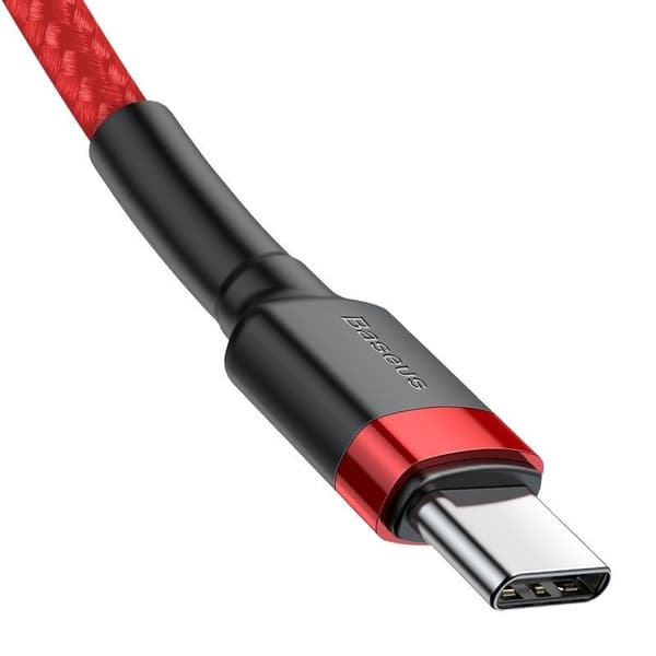 Baseus Cafule PD 2.0 QC 3.0 60W USB-C til USB-C PD-kabel 2m (rød)