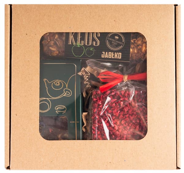 Presentset present tack te choklad bar i låda