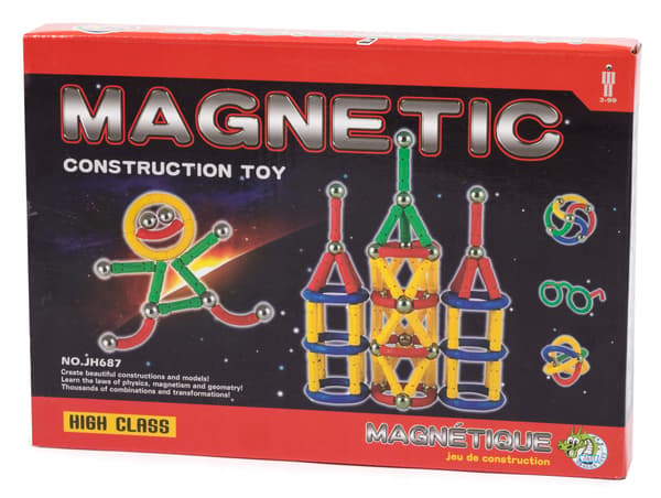 MAGNETISKE BLOKKE TÅRN 53 DELE NR.: 4955