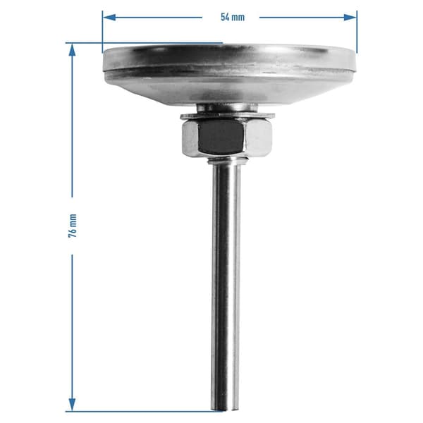 Røger- og grilltermometer 0-250°C