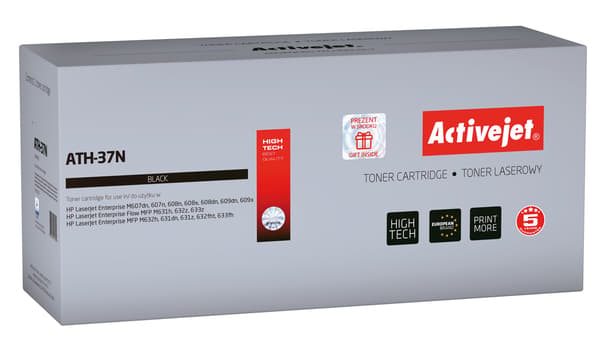 Activejet-toner til HP 37A CF237A ny ATH-37N