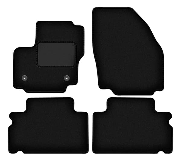 Velour bilmåtter sæt til Ford Galaxy MK2 minivan (2012-2015)