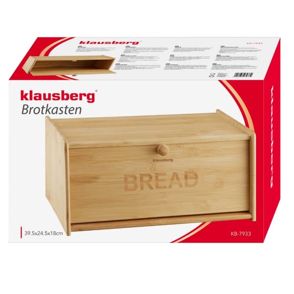 KLAUSBERG KB-7933 BAMBUSBRØDÆSKE