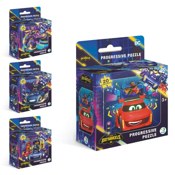 20 lepakon pyörän palapeli. Punainen lintu.