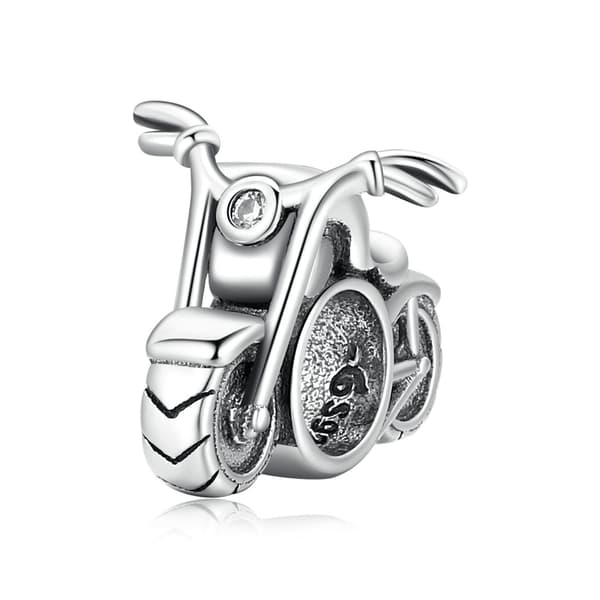 Motor chopper sølv charm modulær perle sølv 925