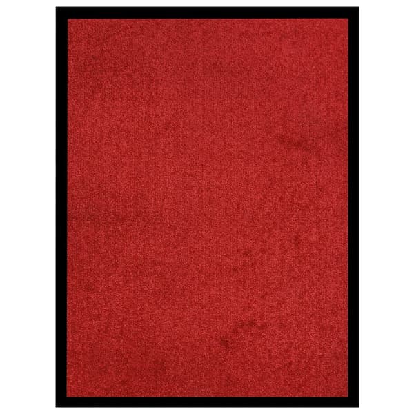 vidaXL Dörrmatta, Röd, 40 x 60 cm